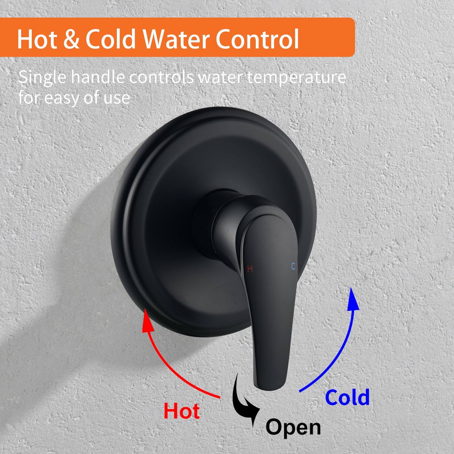 Hot & Cold Water Control

Single handle controls water temperature for easy of use

Hot
Cold
Open