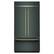Alt View 5. KitchenAid - 24.2 Cu. Ft. Built-In French Door Bottom Mount Refrigerator - Juniper.