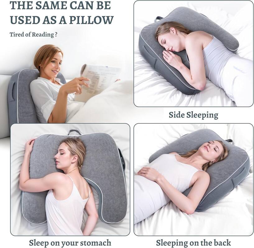 THE SAME CAN BE USED AS A PILLOW

Tired of Reading?

Side Sleeping

Sleep on your stomach

Sleeping on the back