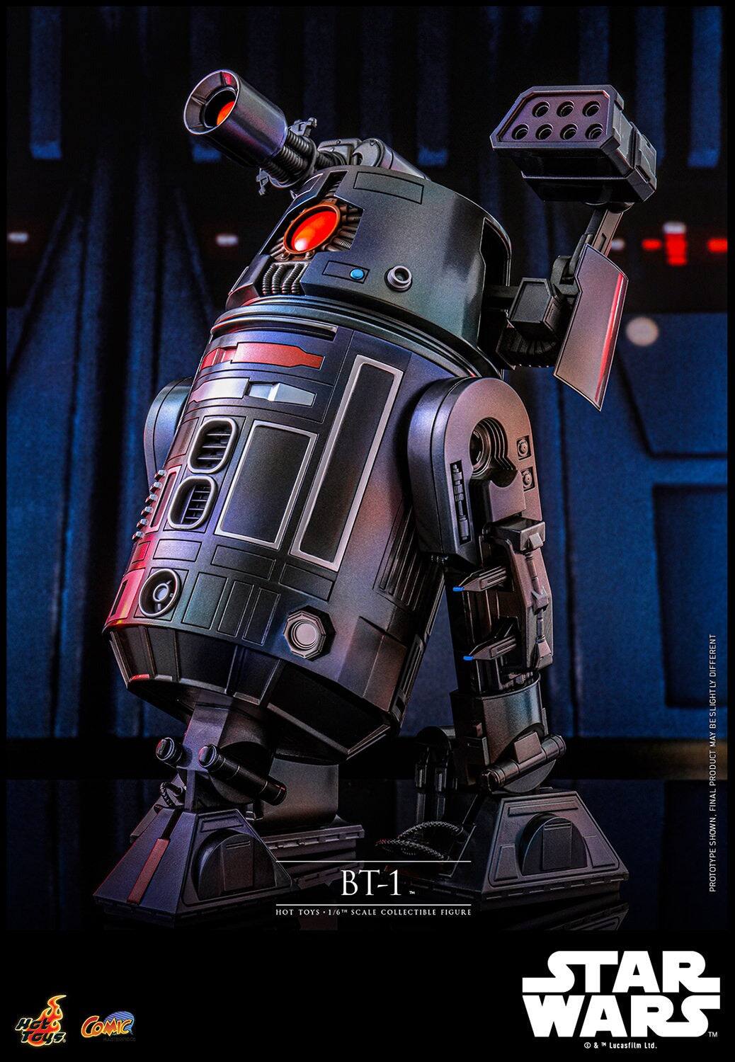 BT-1 HOT TOYS 1/6 SCALE COLLECTIBLE FIGURE DIFFERENT SLIGHTLY BE MAY PRODUCT FINAL SHOWN PROTOTYPE S Hoto COMIC GyE STAR WARS Th & - Lucasfilm Ltd.