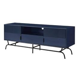 Starlight Canyon Home - TV Stand for 65-inch TVs with 3 Drawers in Engineered Wood - Blue