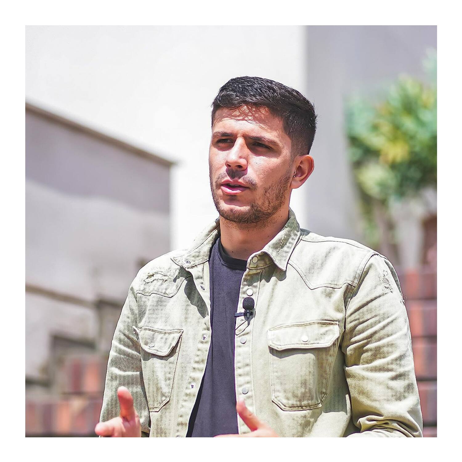 Angle. HOLLYLAND - Hollyland Omnidirectional Lavalier Microphone for LARK MAX Mic System (Black).