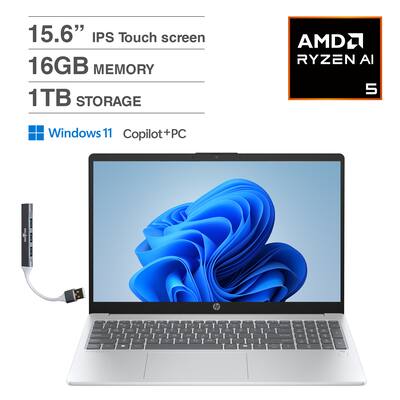 HP OmniBook 3 Laptop 15.6 FHD Display (Ryzen AI 5 330, 16GB, 1TB HP OmniBook 3 Laptop 15.6 FHD Display (Ryzen AI 5 330, 16GB, 1TB