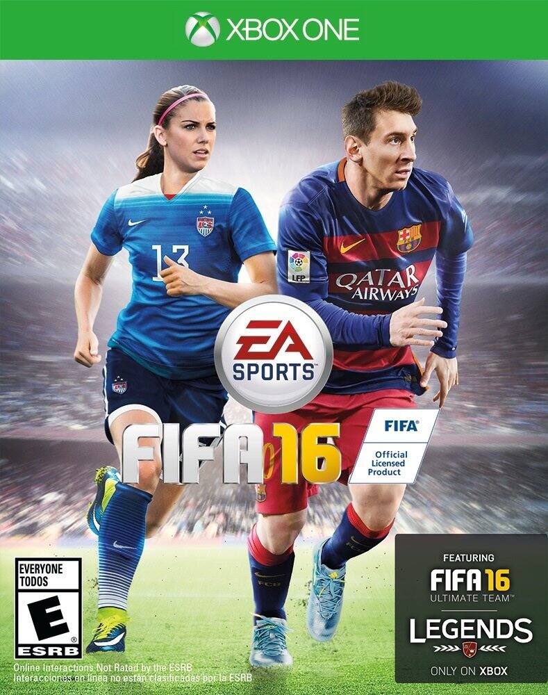 XBOX ONE  
EA SPORTS  
FIFA 16  
Official Licensed Product  
EVERYONE TODOS  
E  
ESRB  
Online Interactions Not Rated by the ESRB  
Interacciones en línea no están clasificadas por la ESRB  
FEATURING  
FIFA 16  
ULTIMATE TEAM LEGENDS  
ONLY ON XBOX - E (Everyone)
