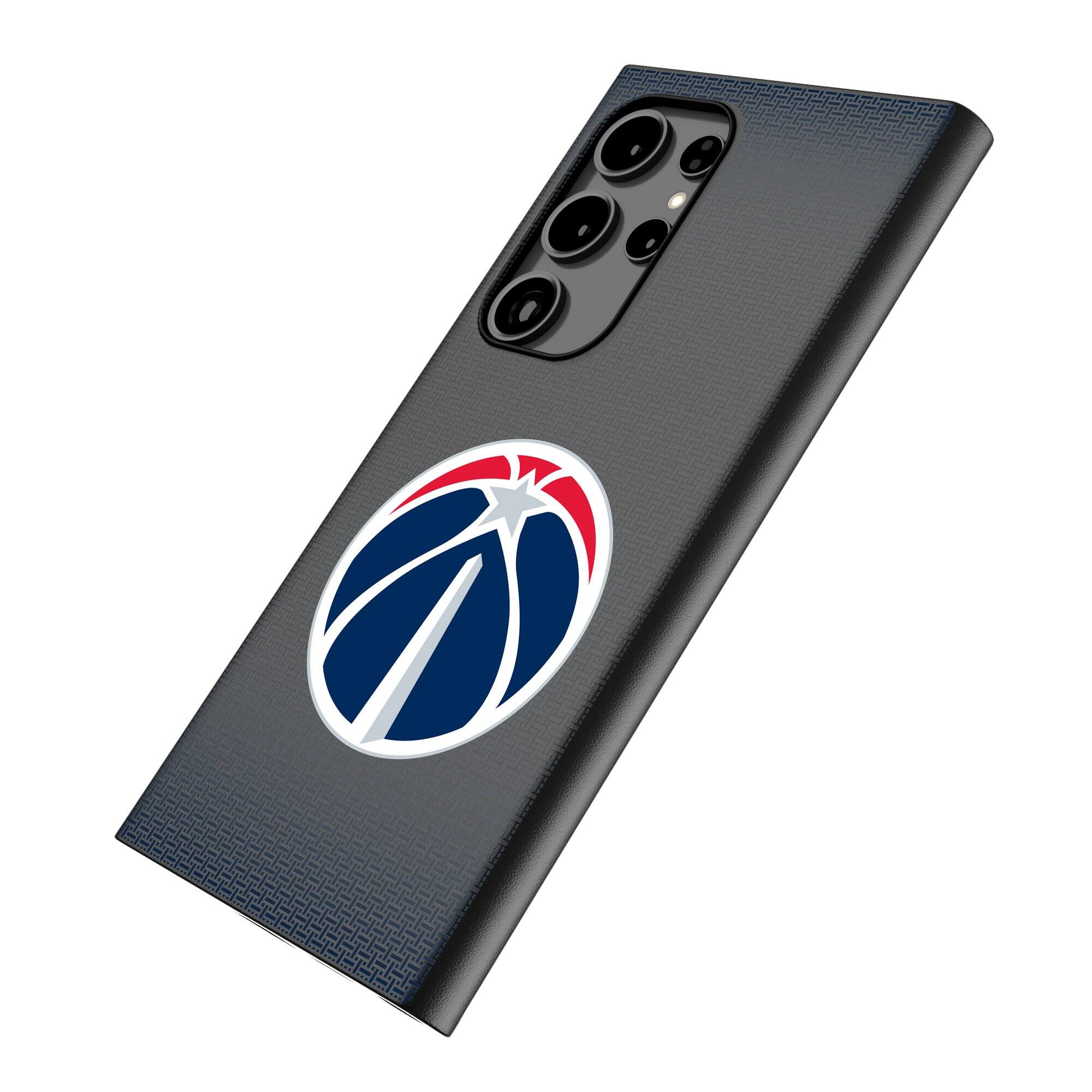 Alt View 1. Keyscaper - Washington Wizards Linen Galaxy Magnetic Bump Case - S25 - Black.