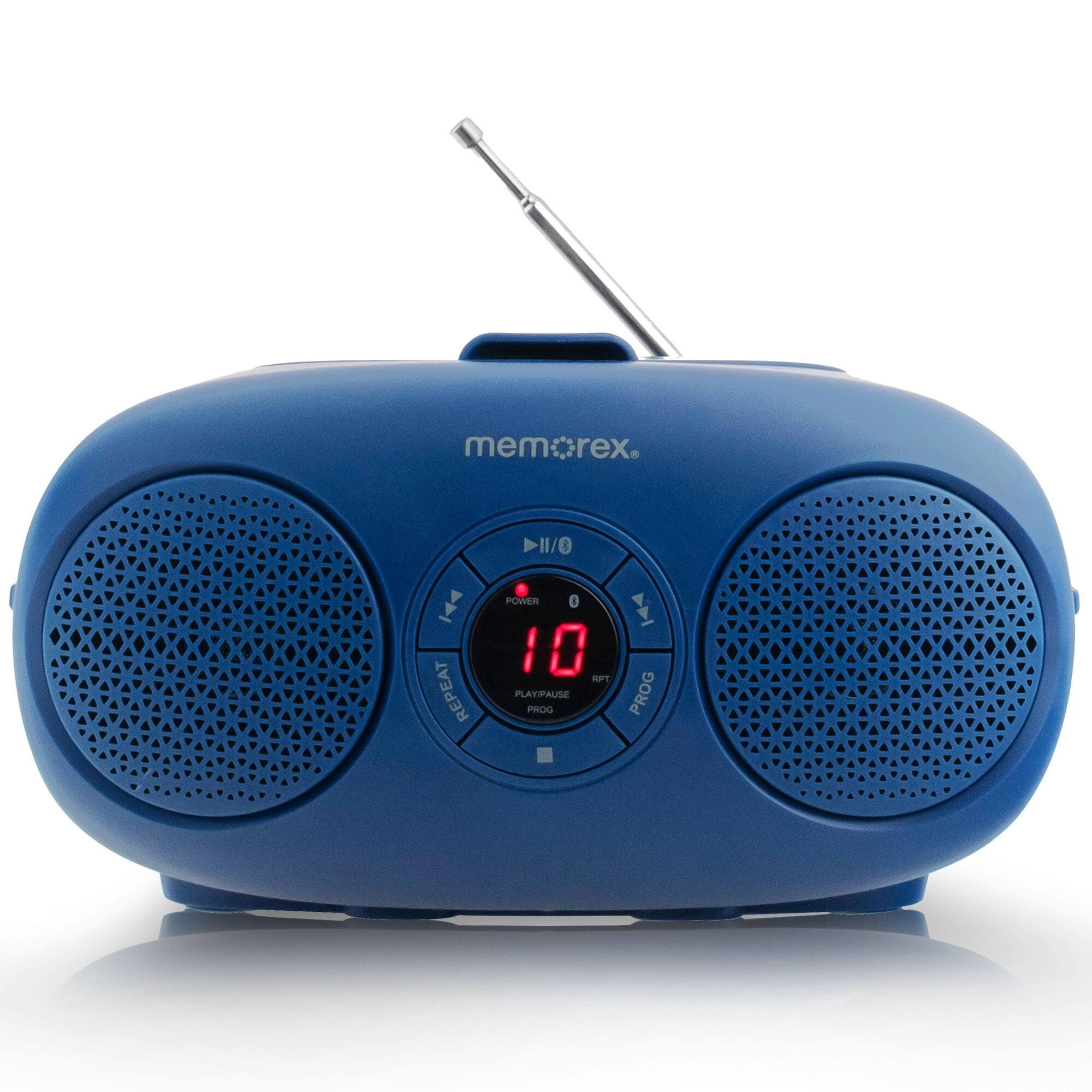 Memorex MX BCD20 AM/FM CD Player Boombox BCD20-BLU - Best Buy