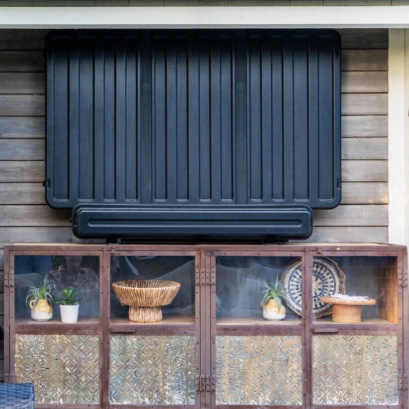 Back. Storm Shell - Storm Shell Classic Outdoor Soundbar Enclosure - Black.