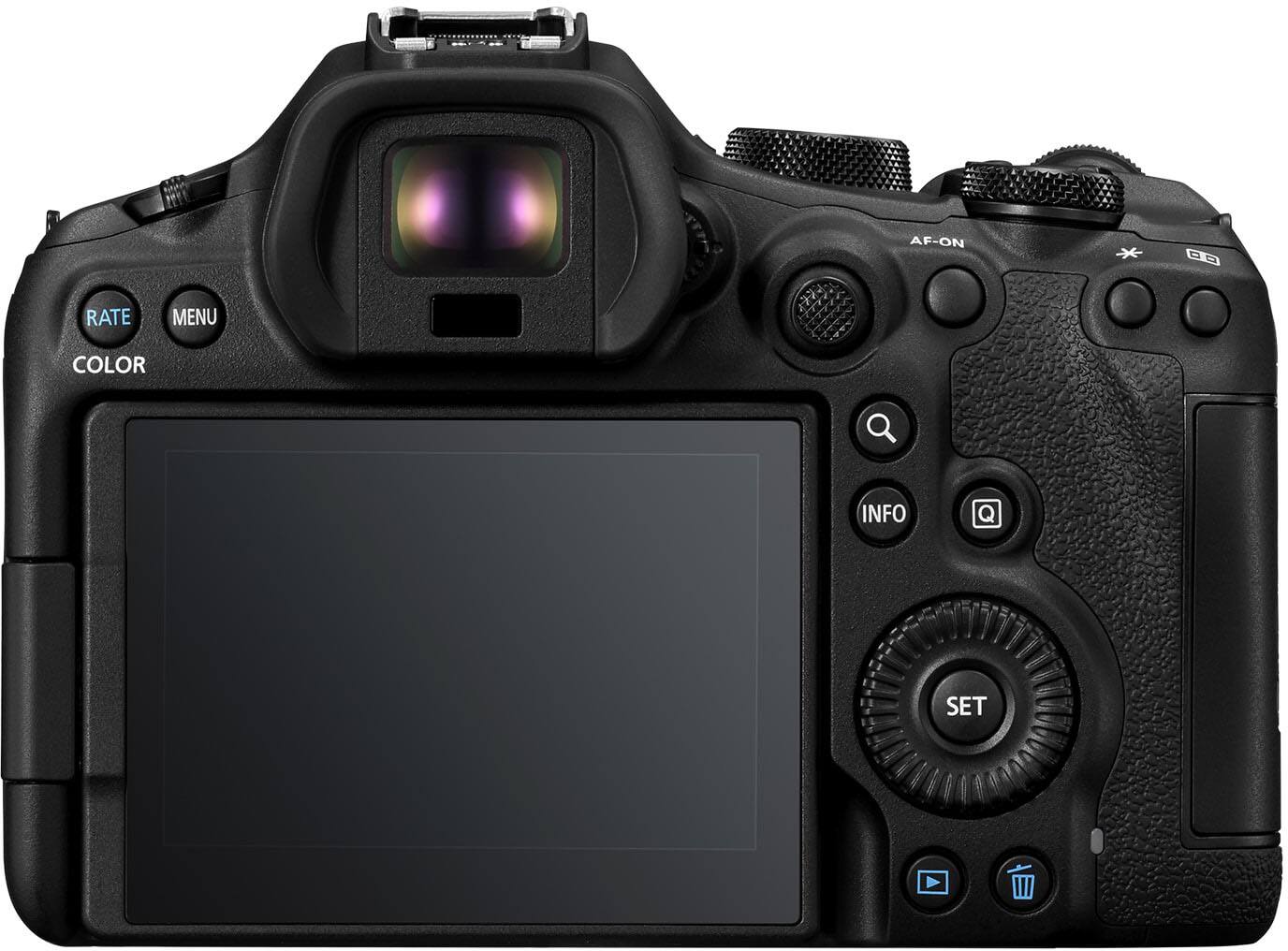 AF-ON  
RATE  
MENU  
COLOR  
INFO  
SET