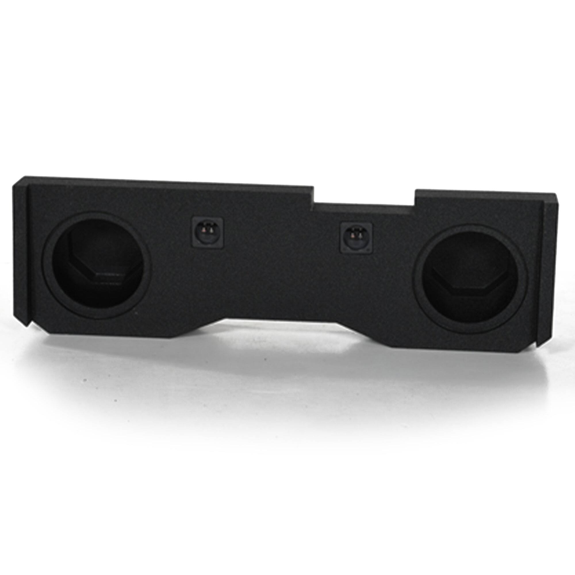 Alt View 1. QPower - QPower Dual 12" Q Bomb Subwoofer Box for GMC/Chevy 14-16 4-Door Crew Cab Trucks - Black.