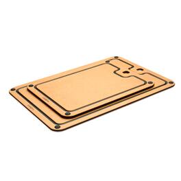 Cuisipro - Fibre Wood Cutting Boards with Silicone Feet, Set of 2 - Natural