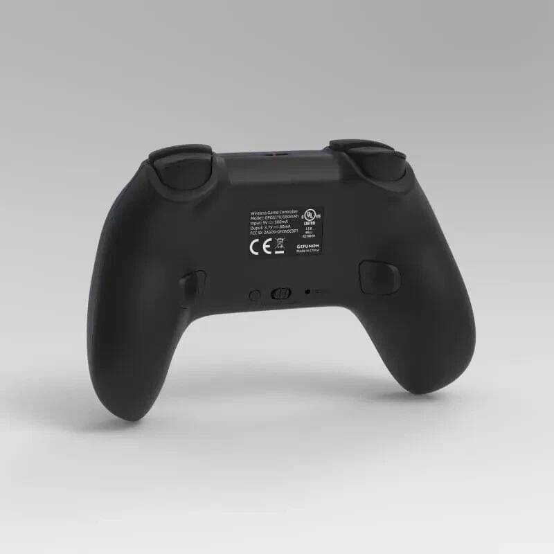 Weiss Game Controller  
Made in China  
Model: G100  
Made in China  
Input: 2.4GHz  
Output: 2.4GHz  
CE  
GEFUNON  
Made in China