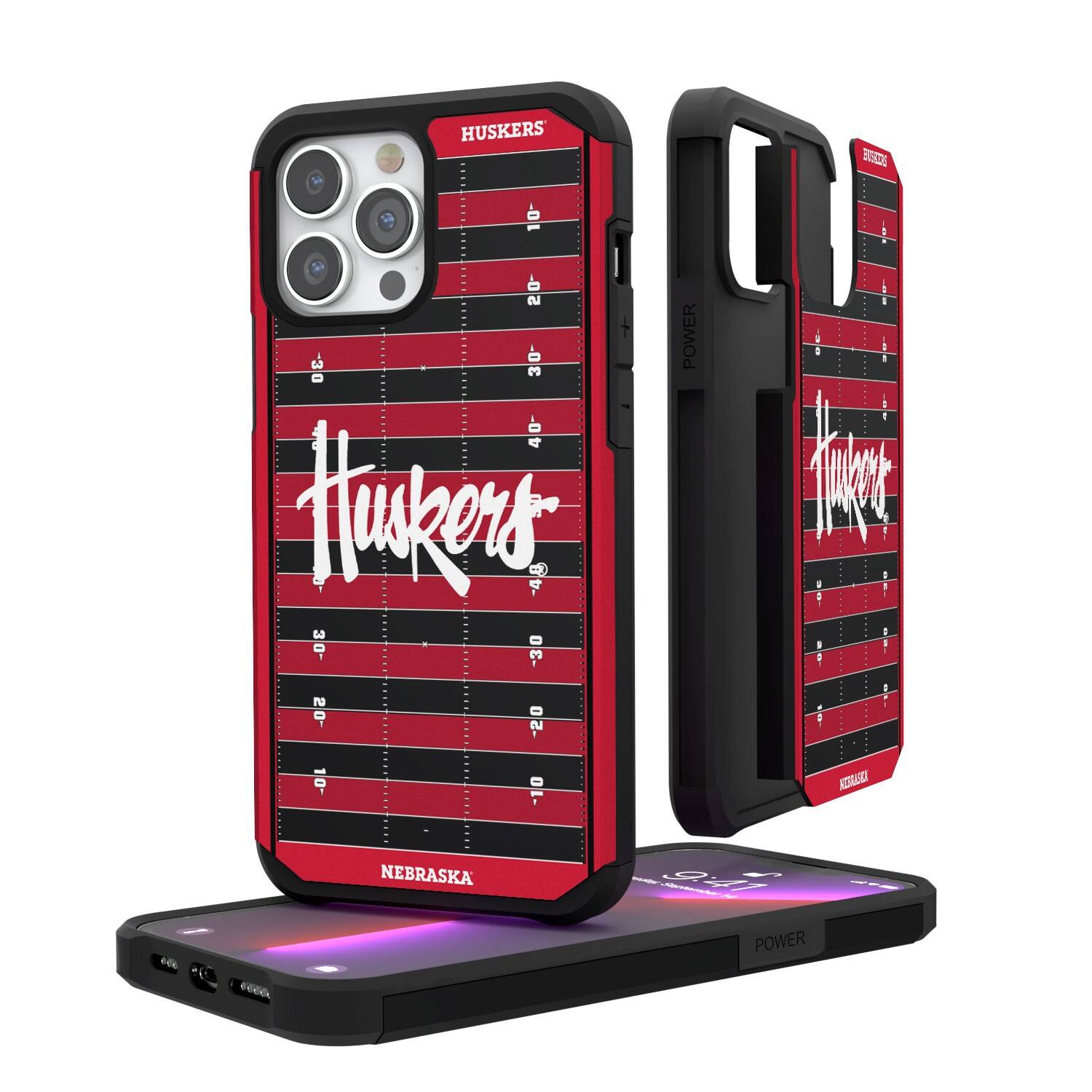 Keyscaper - NCAA - Nebraska Huskers Field iPhone Rugged Case - 14 Pro Max - Multicolor price history on PriceWatchPro