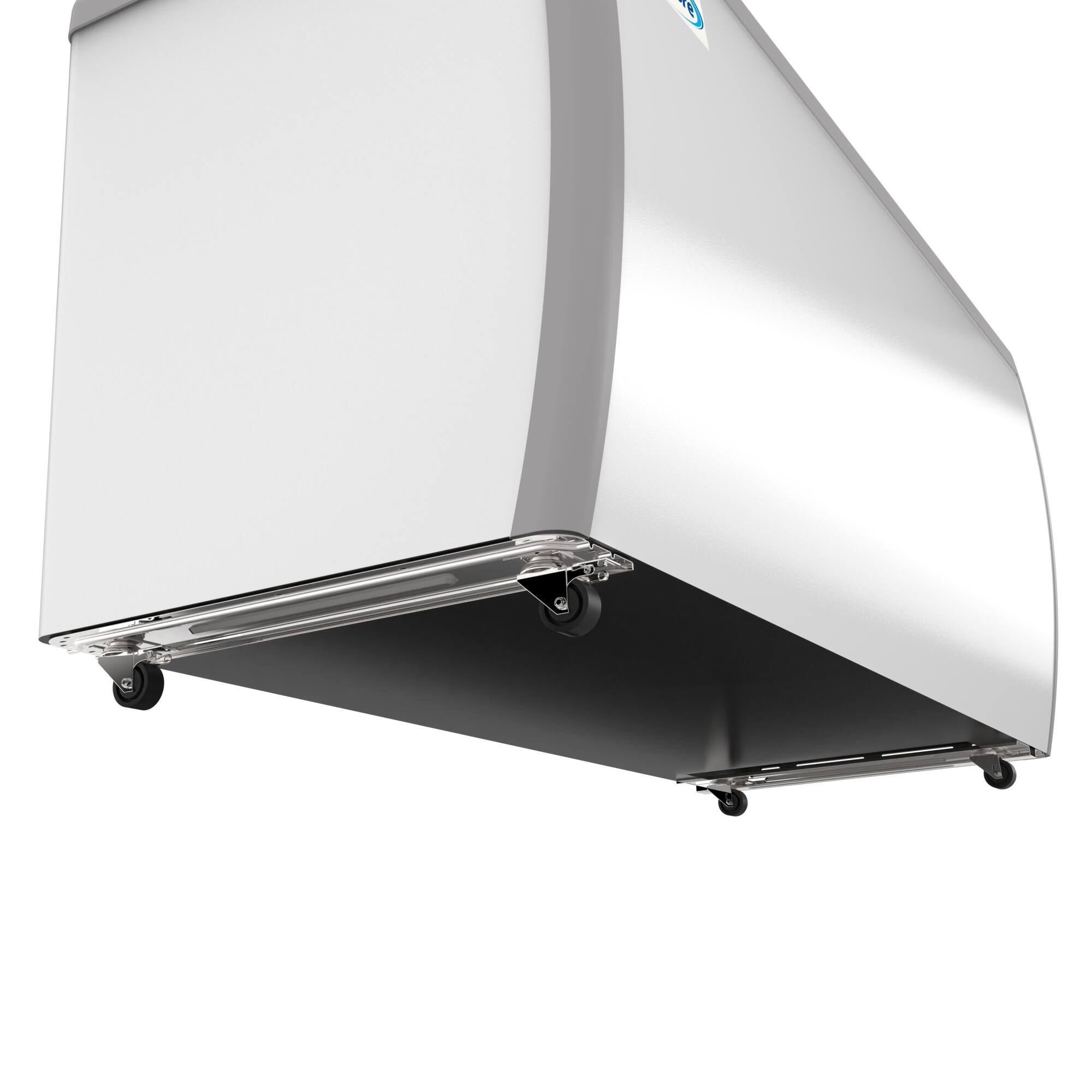 Alt View 5. Koolmore - 70 in. 12 Tub Ice Cream Dipping Cabinet Display Freezer with Sliding Glass Door, 20 cu. ft. KM-ICD-71SD. - White.