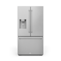 Thor Kitchen - 36 in. Wide 28.9 Cu. Ft. Full Depth French Door Refrigerator With Water Dispenser and Dual Ice Maker - Stainless Steel