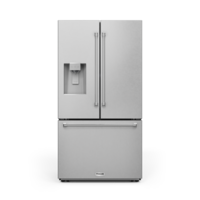 Thor Kitchen - 28.9 Cu. Ft. Full Depth French Door Refrigerator With Water Dispenser and Dual Ice Maker - Stainless Steel - Front_Zoom