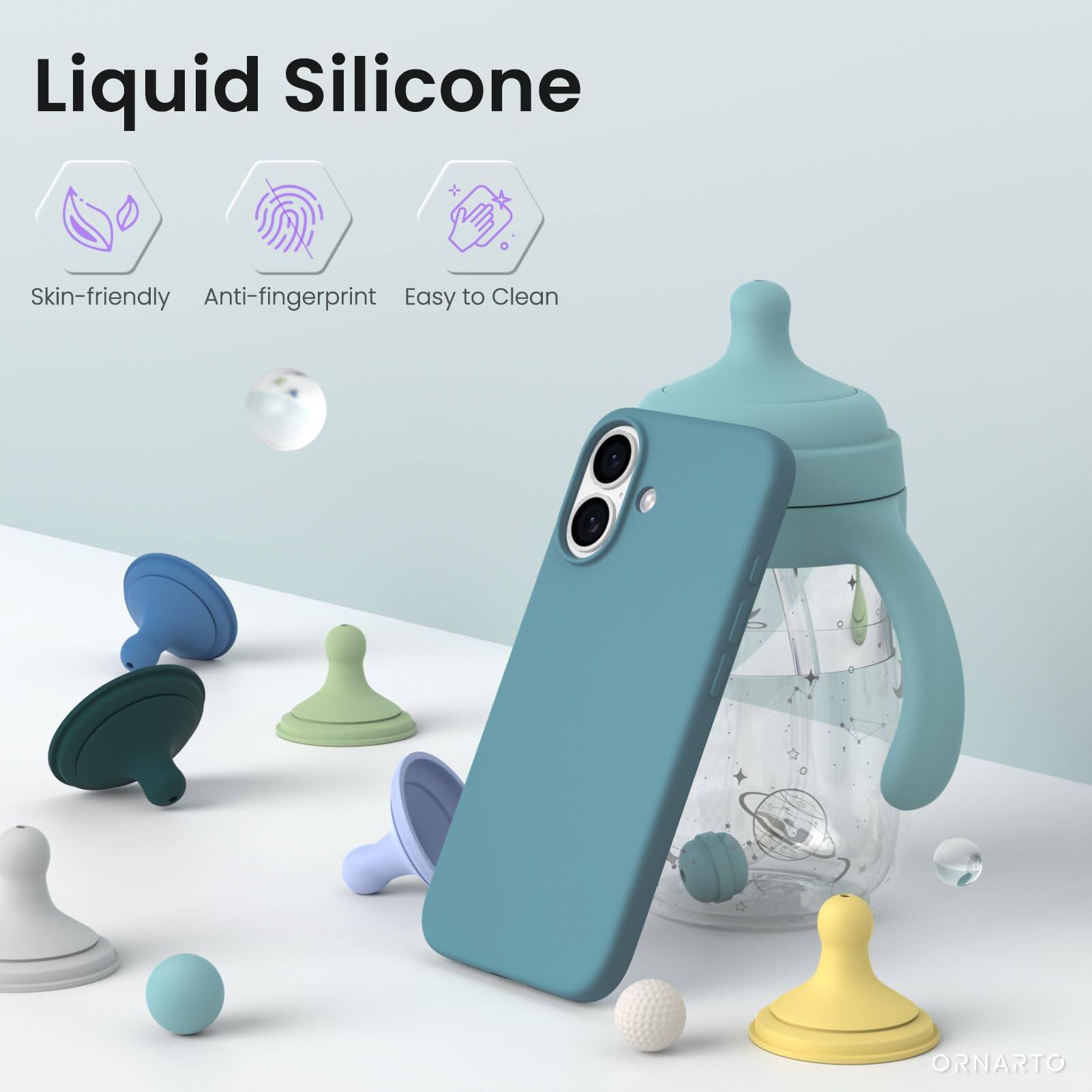 Liquid Silicone

Skin-friendly  
Anti-fingerprint  
Easy to Clean  

ORNARTO