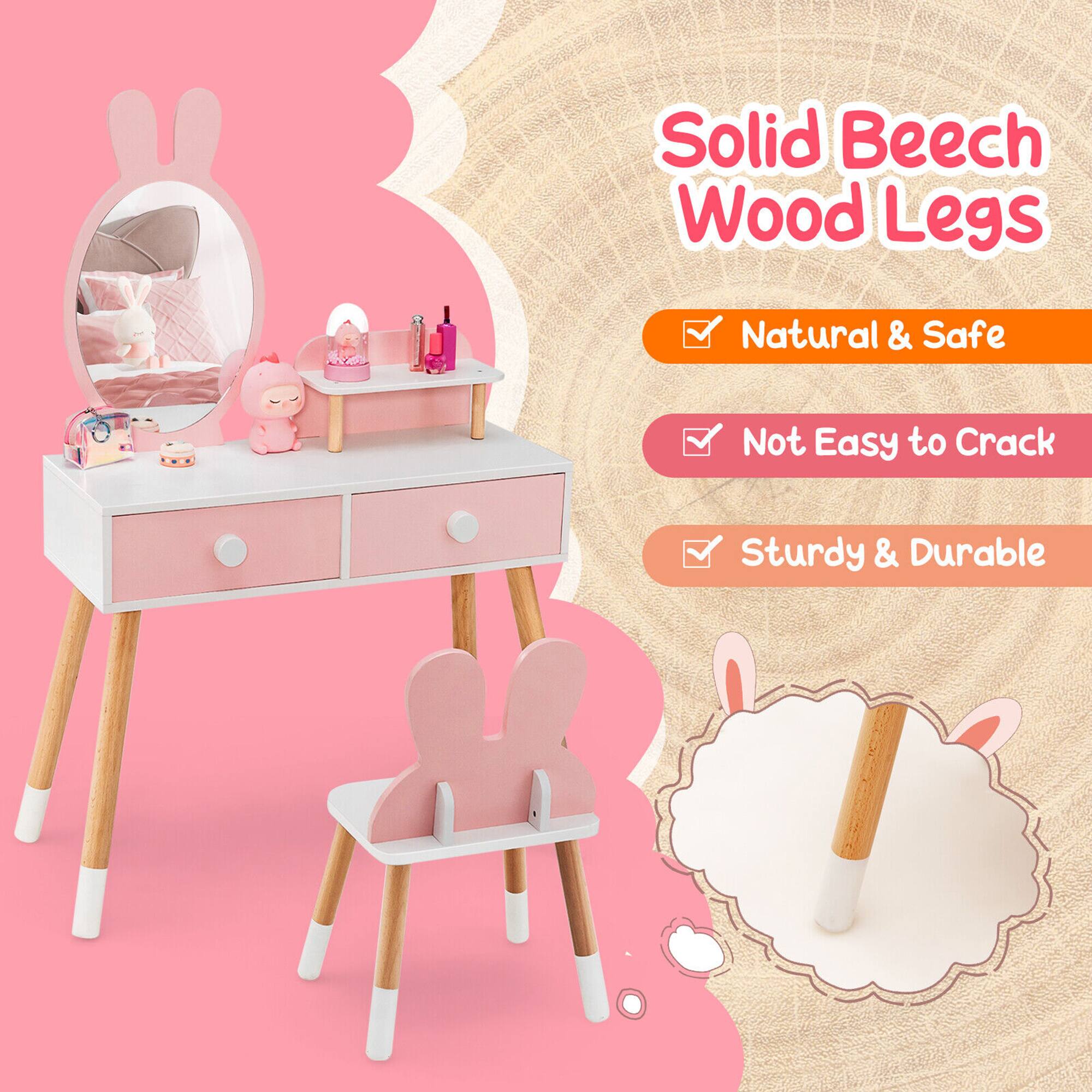 Solid Beech Wood Legs

- Natural & Safe
- Not Easy to Crack
- Sturdy & Durable