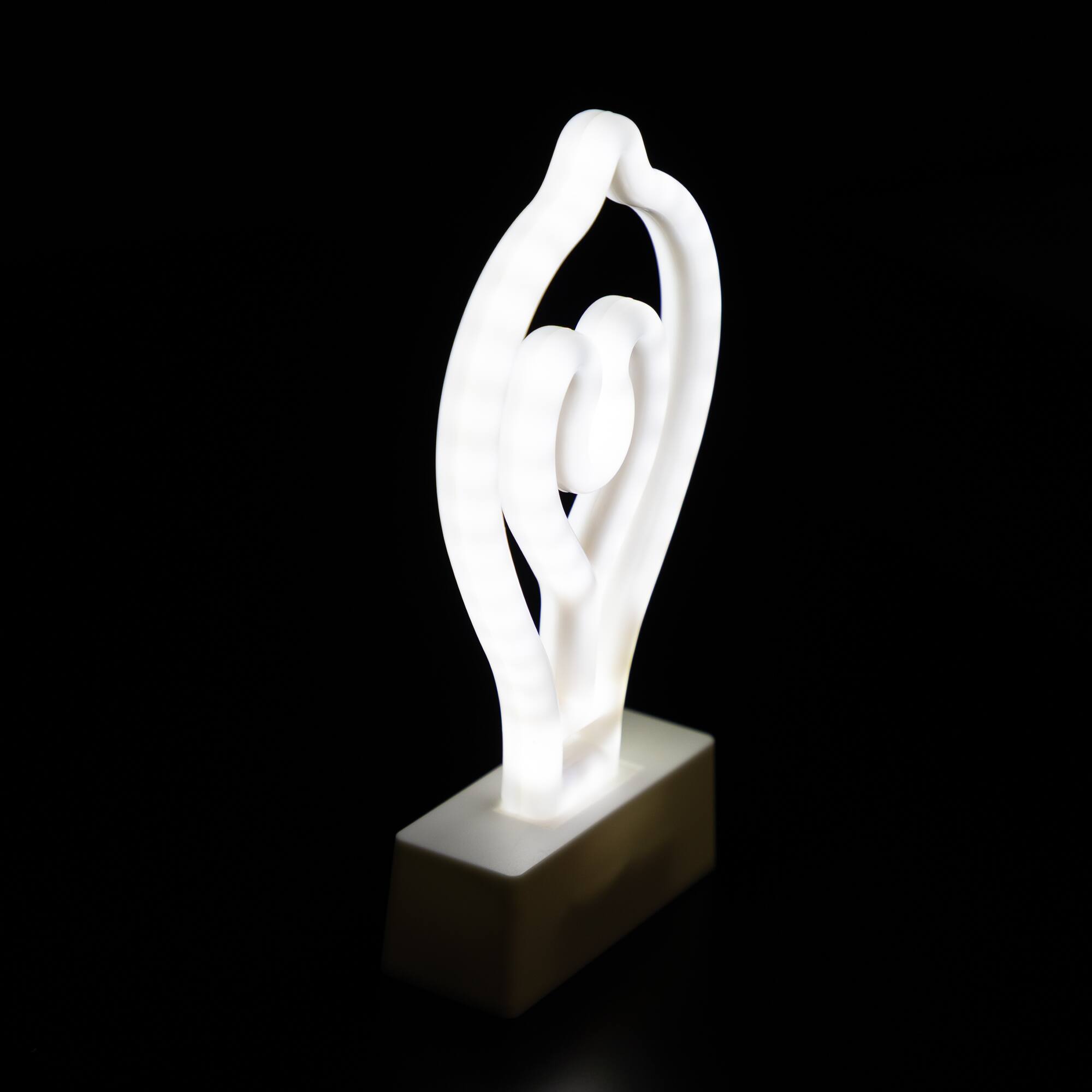 Alt View 5. Northlight - LED Bulb Neon Table Light - 8.5" - White.