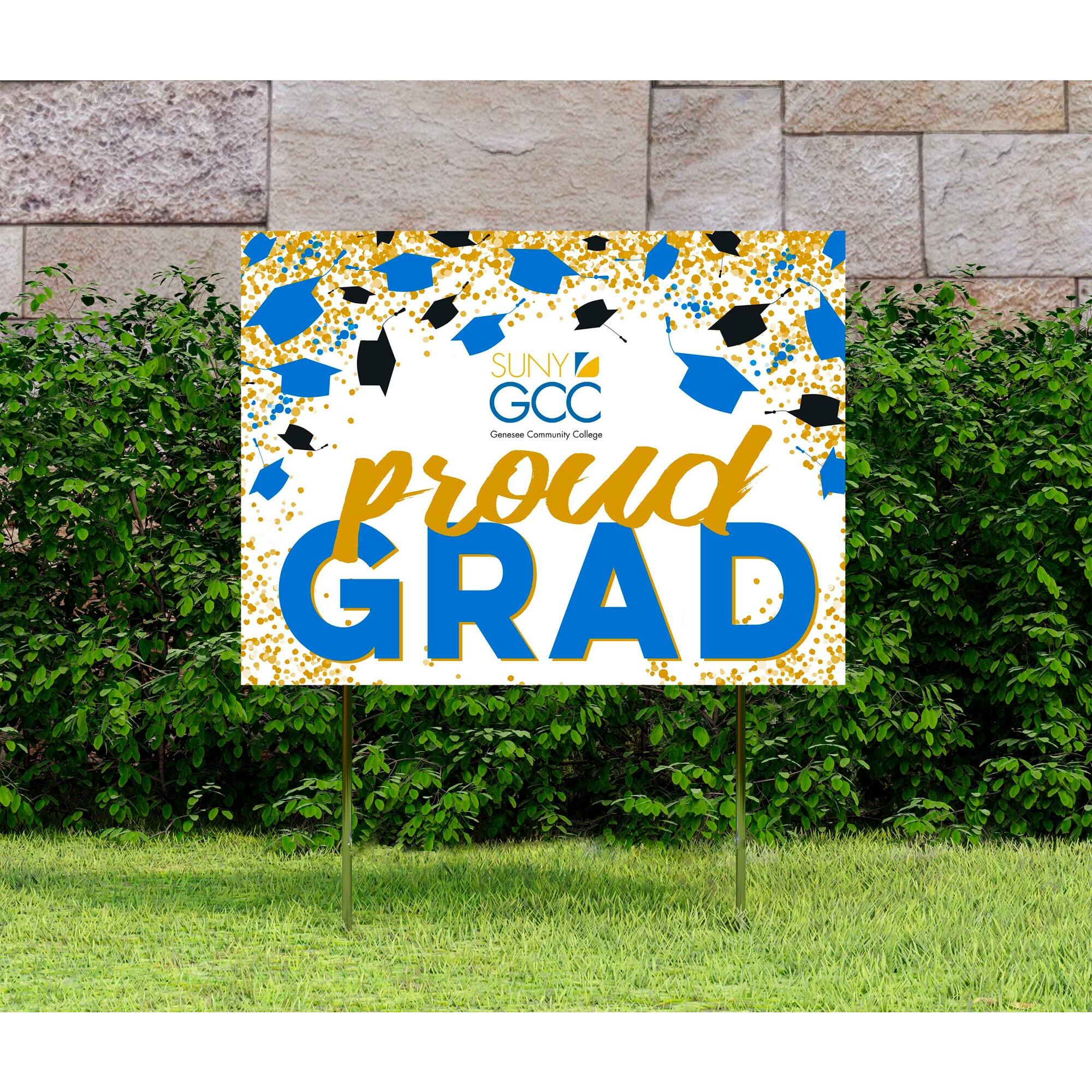SUNY GCC  
Genesee Community College  
proud GRAD