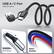 USB A / C Port
Switch to Connect
50000+ Bend Lifespan
Nylon Braided