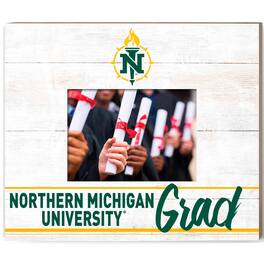 Jardine - Northern Michigan Wildcats 13.5" x 11.5" Grad Frame - White