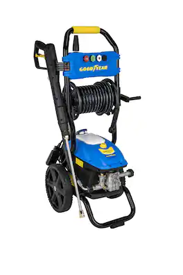 Goodyear - GYE22VT 2200 PSI Electric Pressure Washer with 1.65 GPM Flow & 10" Wheels - Blue
