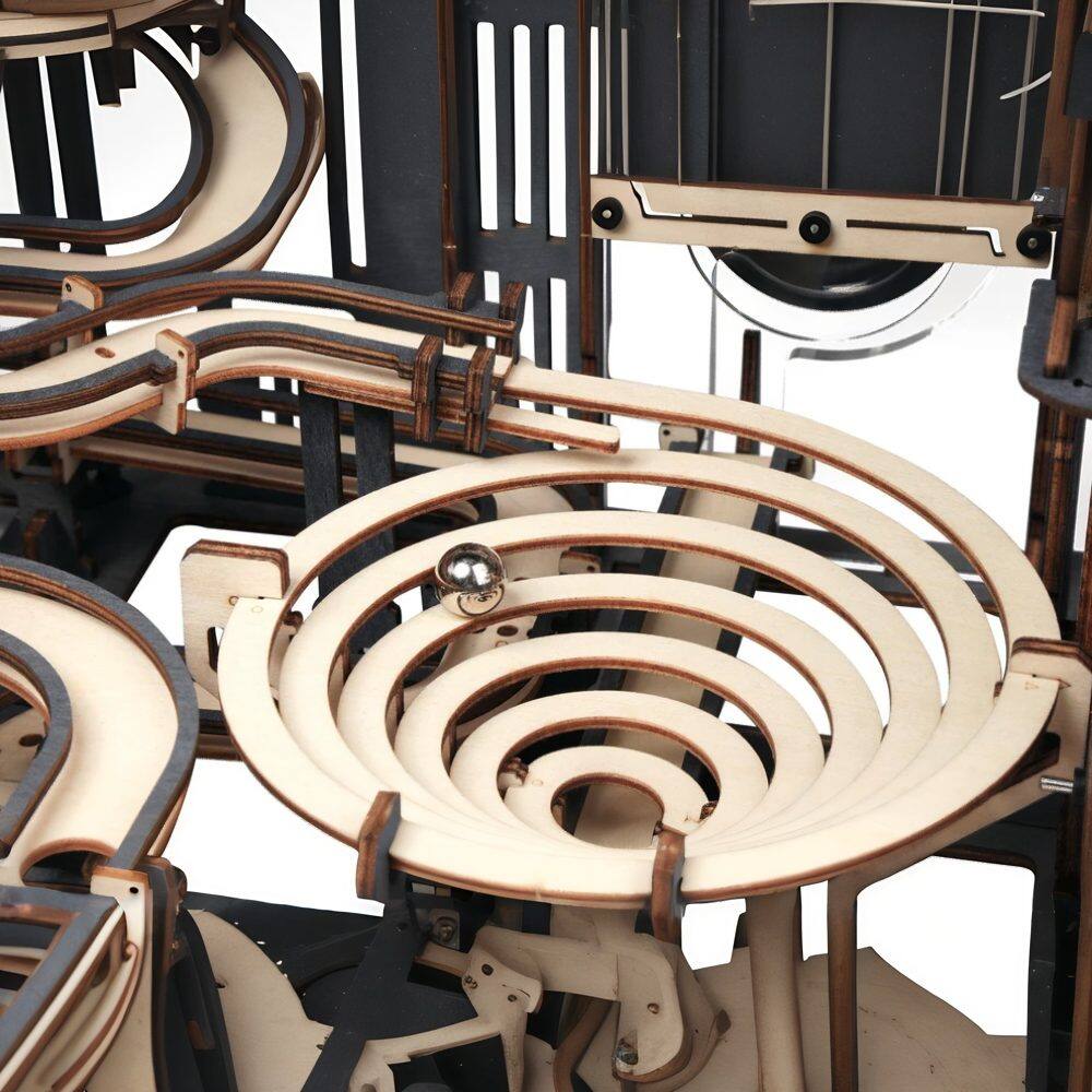 Alt View 1. 3D Puzzle - DIY 3D Moving Gears Puzzle - Marble Night City - 253 pcs.