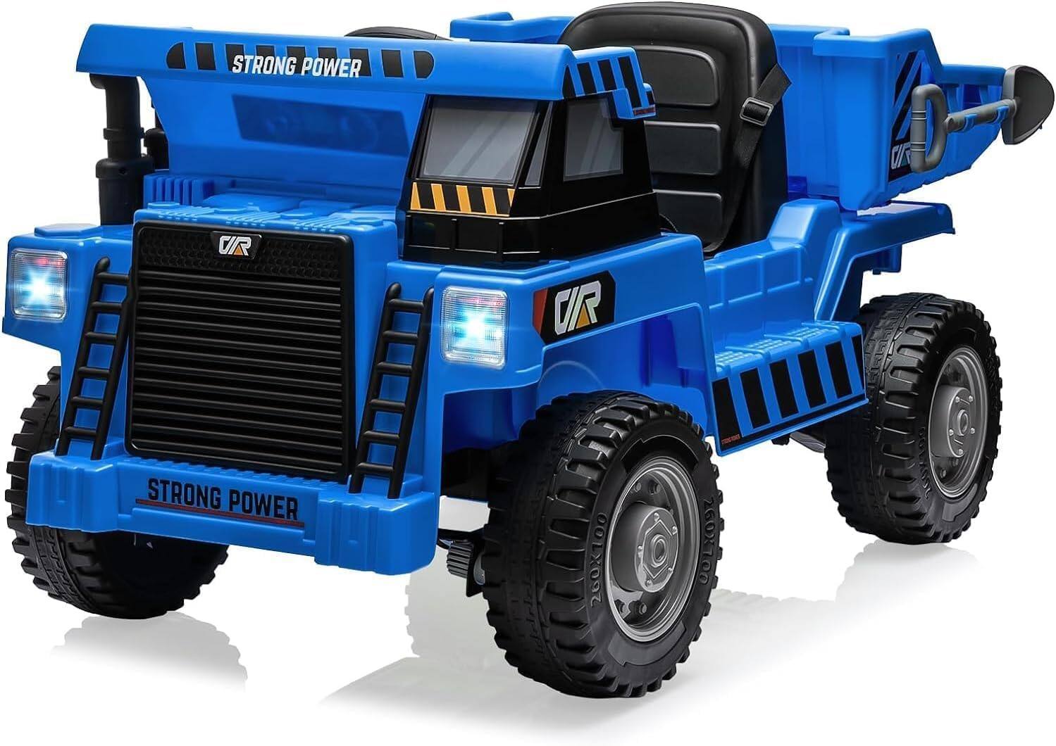 Electrodes Masters - Ride On Dump Truck, 4 Wheeler Toy, Ride On Toys for Kids,12V Ride On Car with Remote Control, Electric Cars for Kids - Blue price history on PriceWatchPro