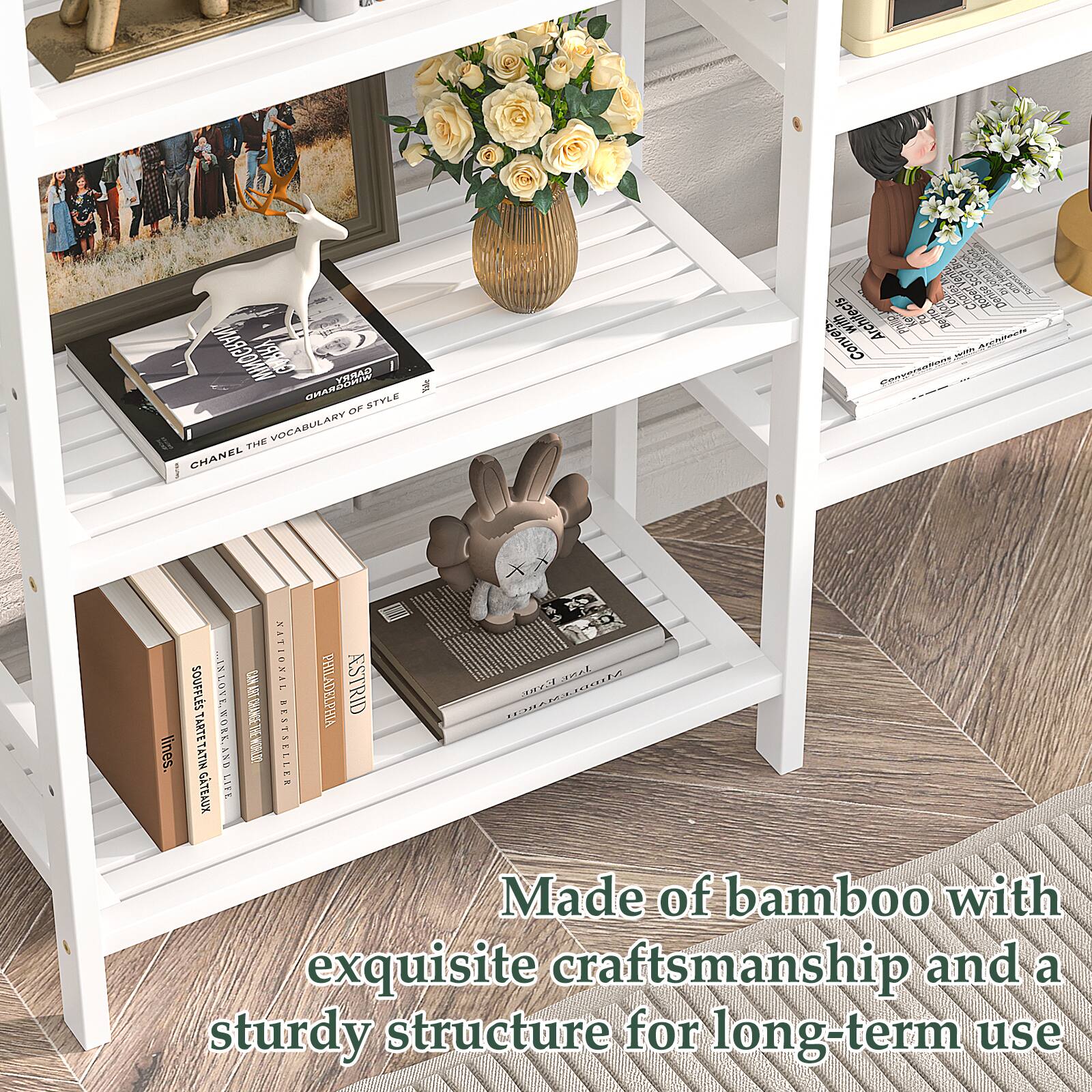 Made of bamboo with exquisite craftsmanship and a sturdy structure for long-term use