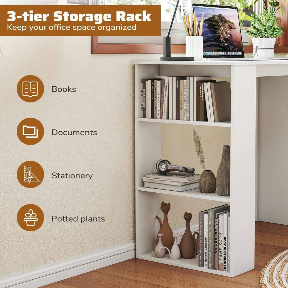 3-tier Storage Rack  
Keep your office space organized

Books  
Documents  
Stationery  
Potted plants