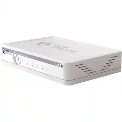 Sure, here is the corrected and grouped text from the image:
- **Brand:** Amer Networks
- **Product Name:** SG5
- **Description:** Super Compact Ethernet Device
- **Model:** SG5