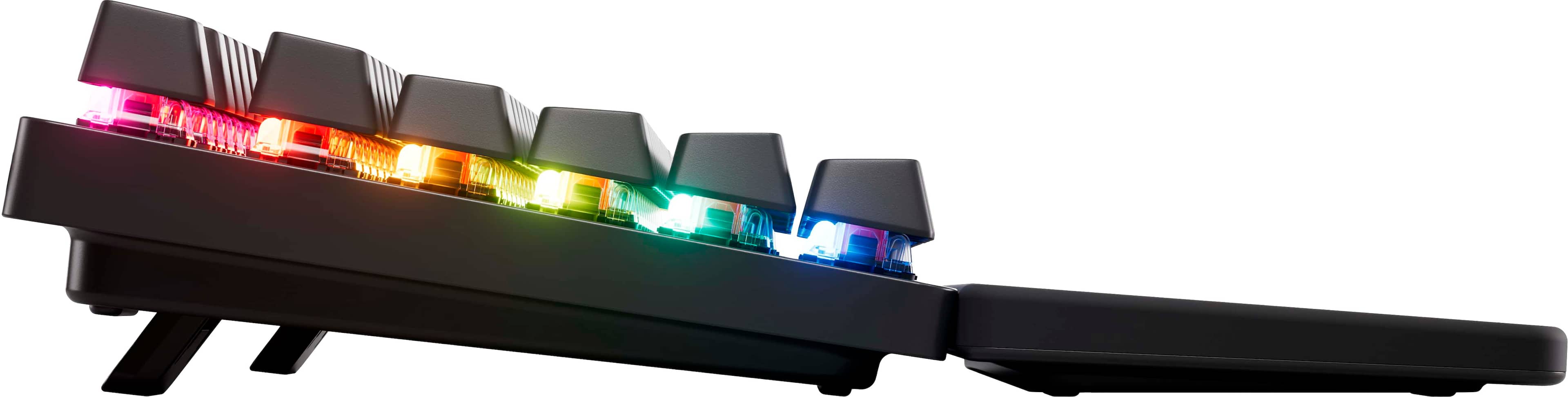 Alt View 18. SteelSeries - Apex Pro TKL Gen 3 Wireless Mechanical OmniPoint Adjustable HyperMagnetic Gaming Keyboard with Rapid Tap - Black.