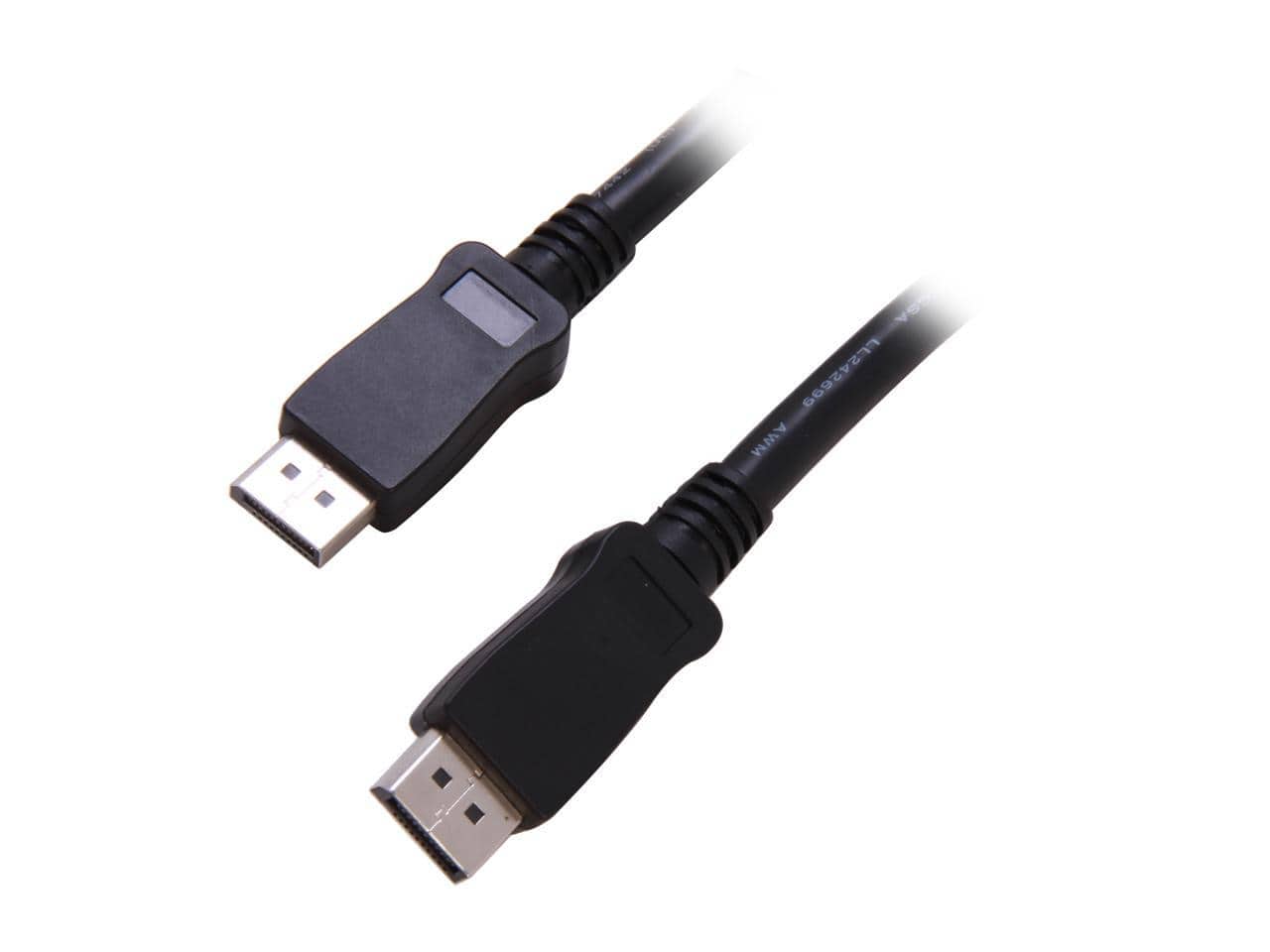 StarTech.com - 25 ft. Black DisplayPort M/M Cable with Latches