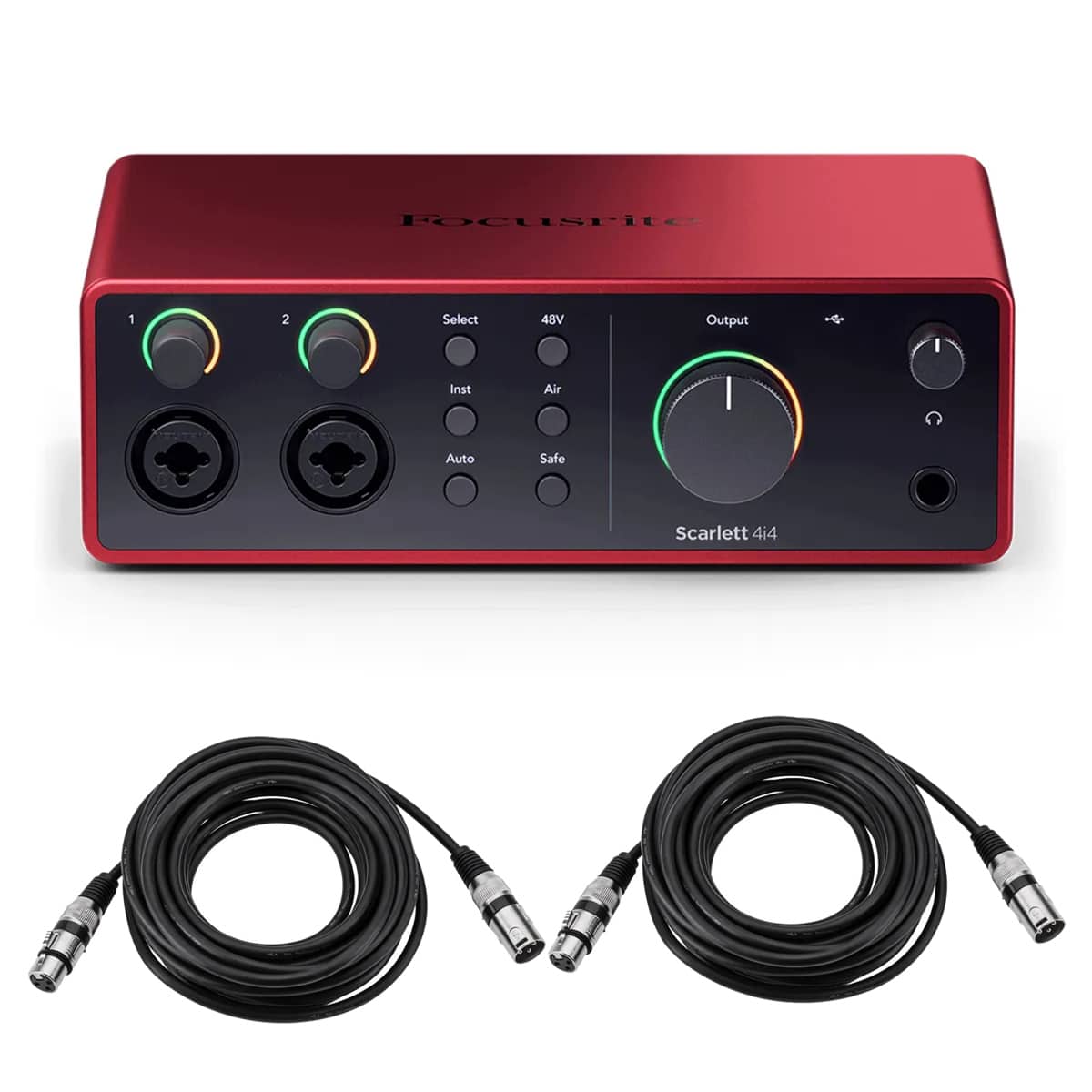 Focusrite Scarlett 4i4 4th Gen USB Interface with Software Suite