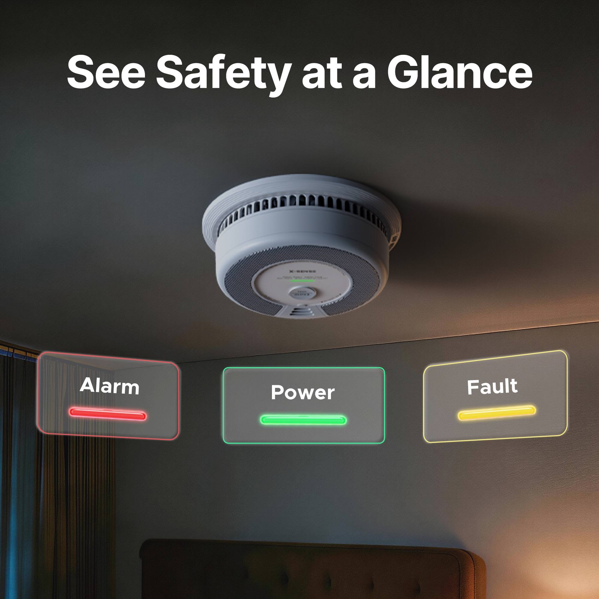See Safety at a Glance

Alarm Power Fault