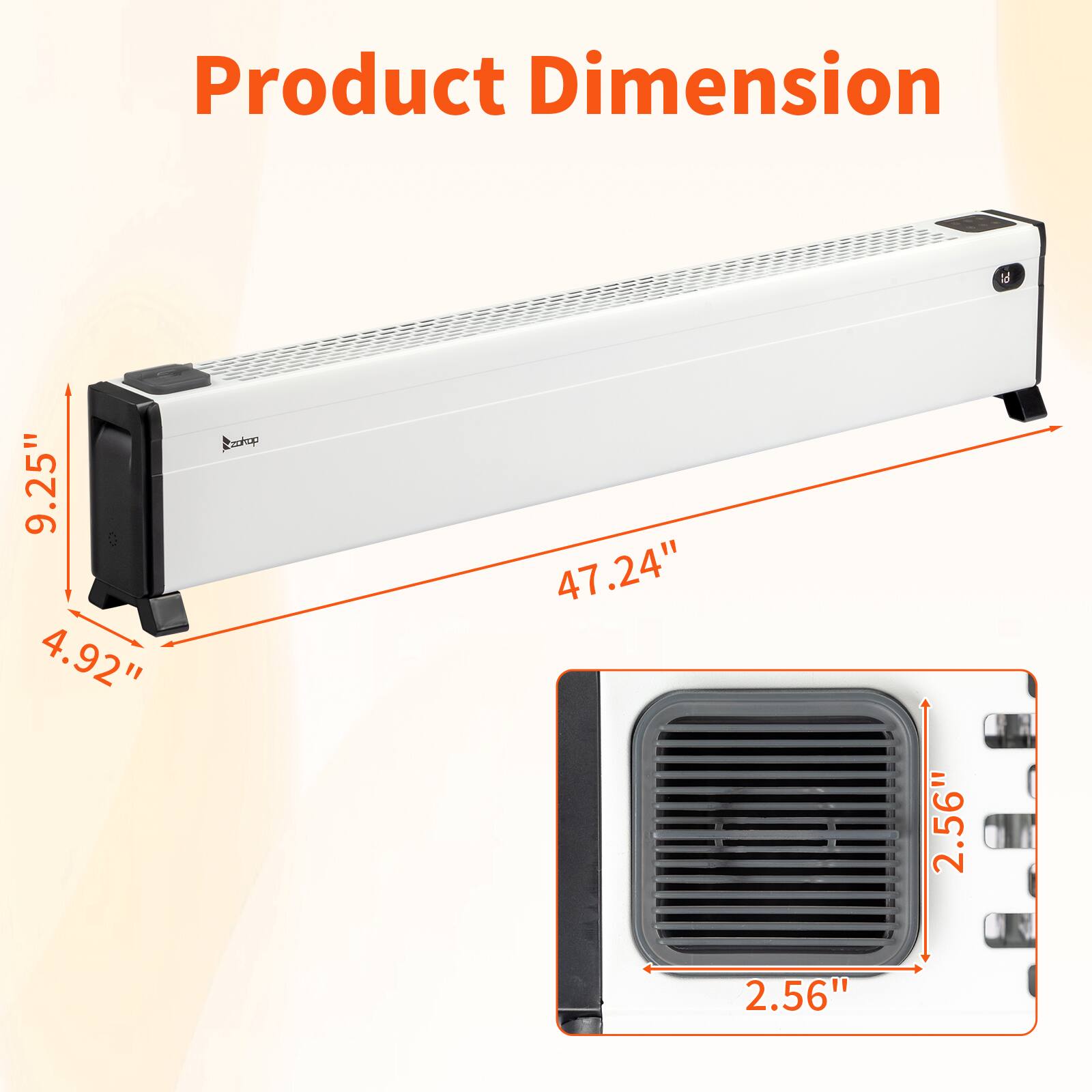 Product Dimension

9.25" x 4.92" x 47.24" x 2.56" x 2.56"