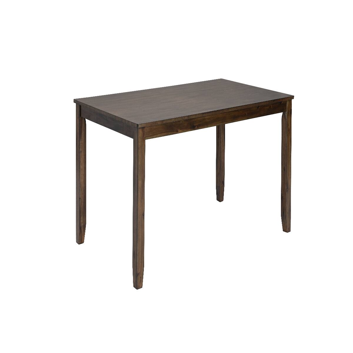 Loheer Rectangular Dining Table, Acacia Wood Table for Four Walnut ...