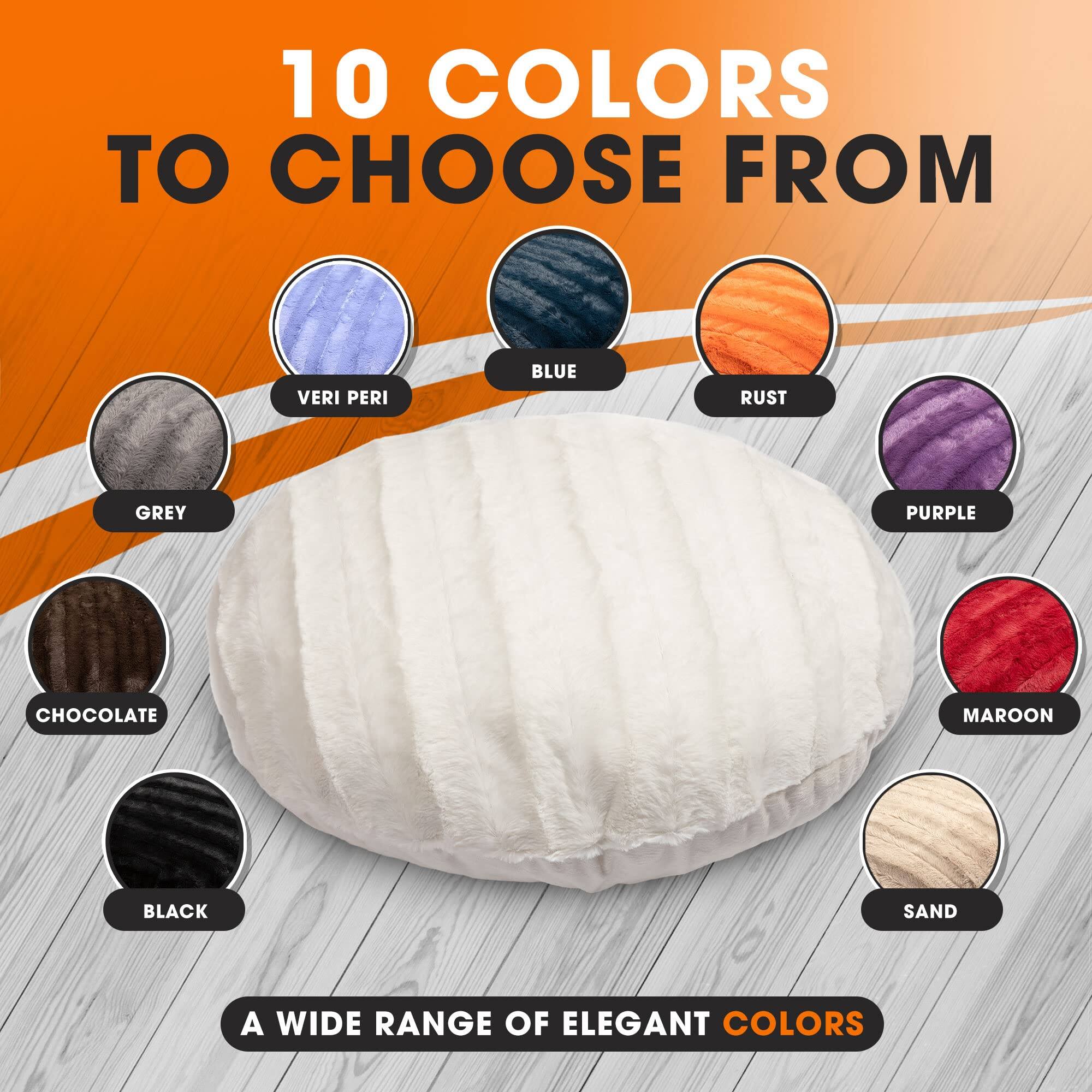 10 COLORS TO CHOOSE FROM

VERI PERI
BLUE
RUST
GREY
PURPLE
CHOCOLATE
MAROON
BLACK
SAND

A WIDE RANGE OF ELEGANT COLORS