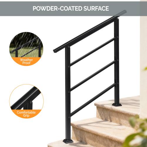 POWDER-COATED SURFACE  
Weather Proof  
Comfortable Grip