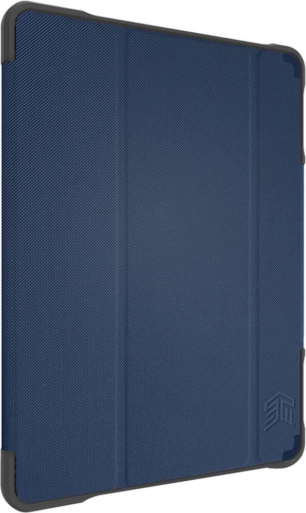 Angle. STM - Dux Plus Duo Folio Case for Apple iPad 10.2" (9th/8th/7th Gen) - Midnight Blue.
