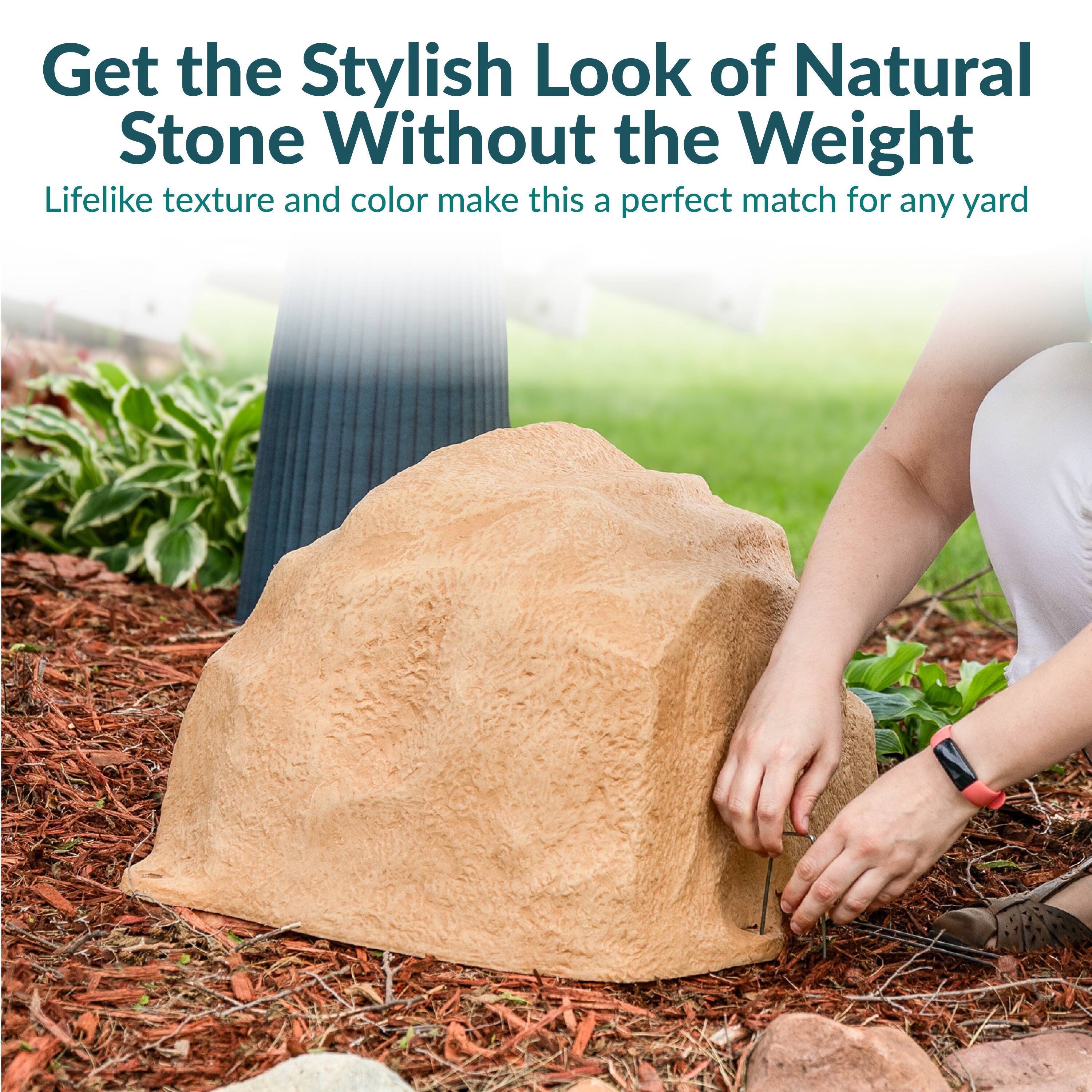 Get the Stylish Look of Natural Stone Without the Weight

Lifelike texture and color make this a perfect match for any yard