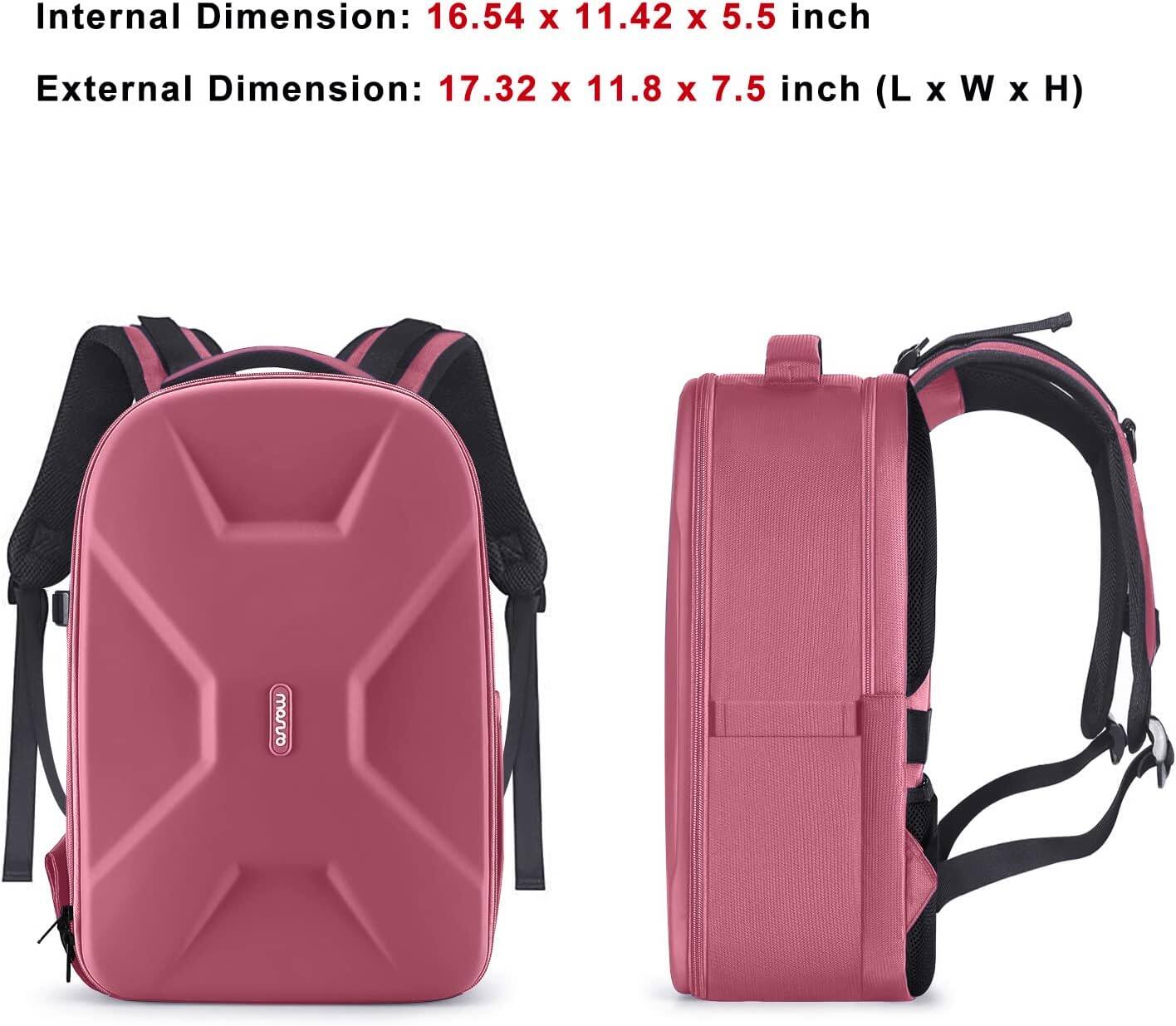 Internal Dimension: 16.54 x 11.42 x 5.5 inch  
External Dimension: 17.32 x 11.8 x 7.5 inch (L x W x H)
