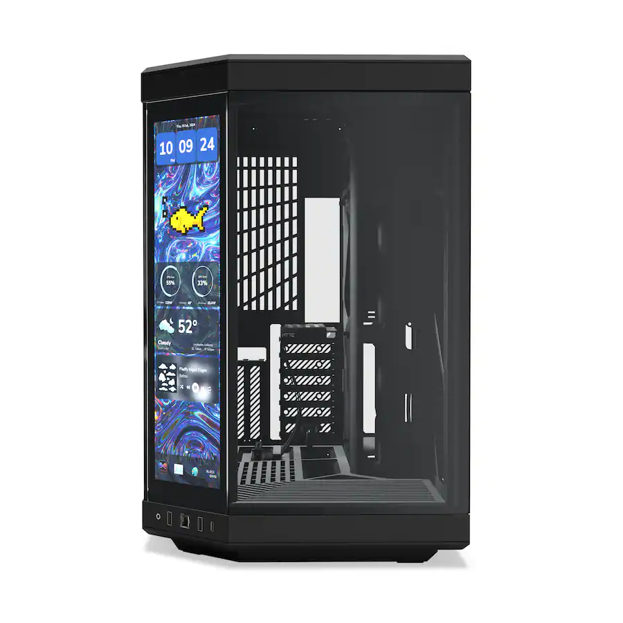 Y70 Computer HYTE Y70 Touch Infinite Mid Tower Aesthetic Gaming PC Case with 2.5K ...