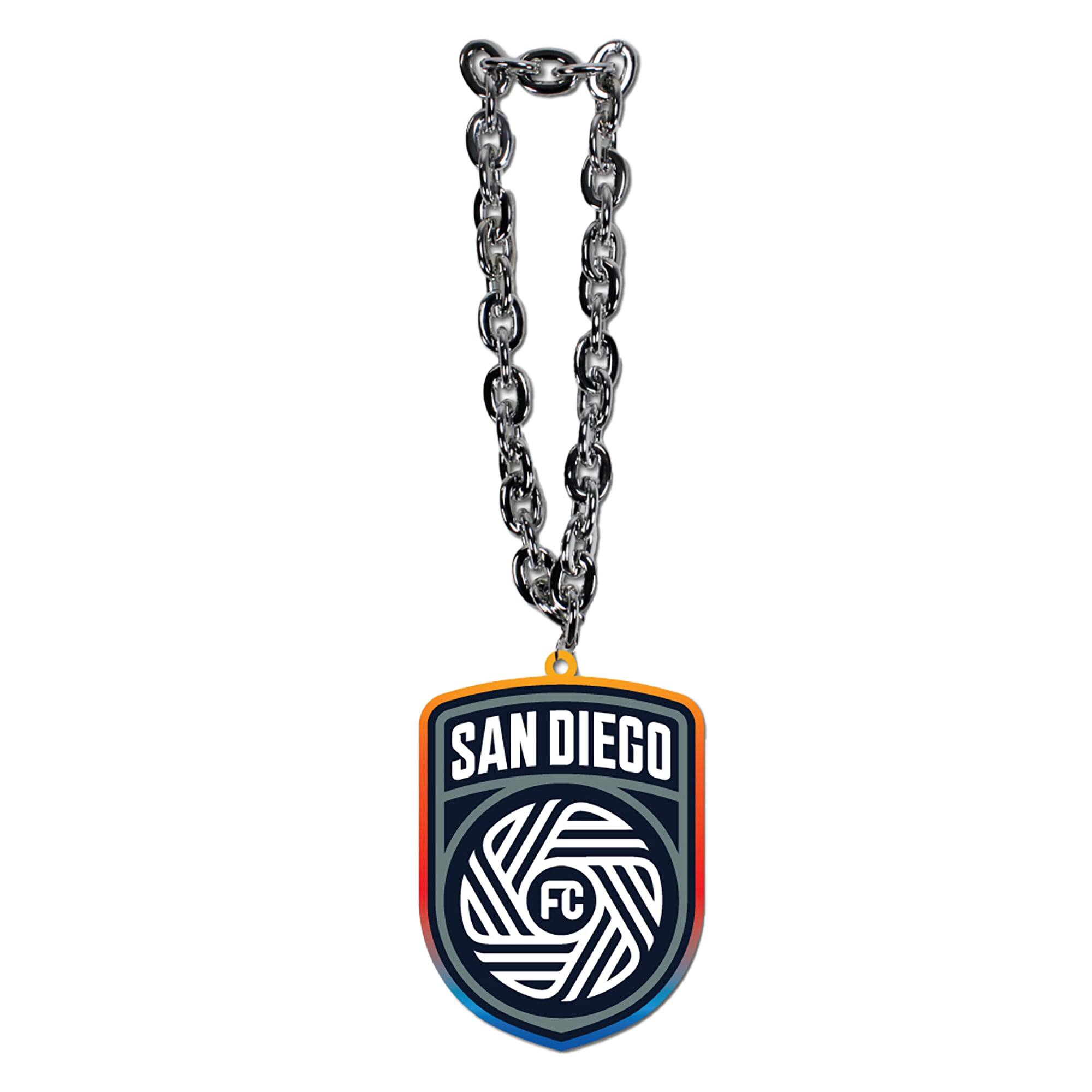 MOJO - San Diego FC Team Logo Fan Chain Necklace - Blue price history on PriceWatchPro