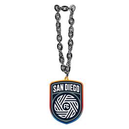 MOJO - San Diego FC Team Logo Fan Chain Necklace - Blue