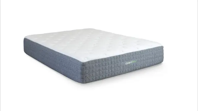 Front. Ghostbed - 10" RV Mattress – Low Profile Hybrid Mattresses – Short King - White.