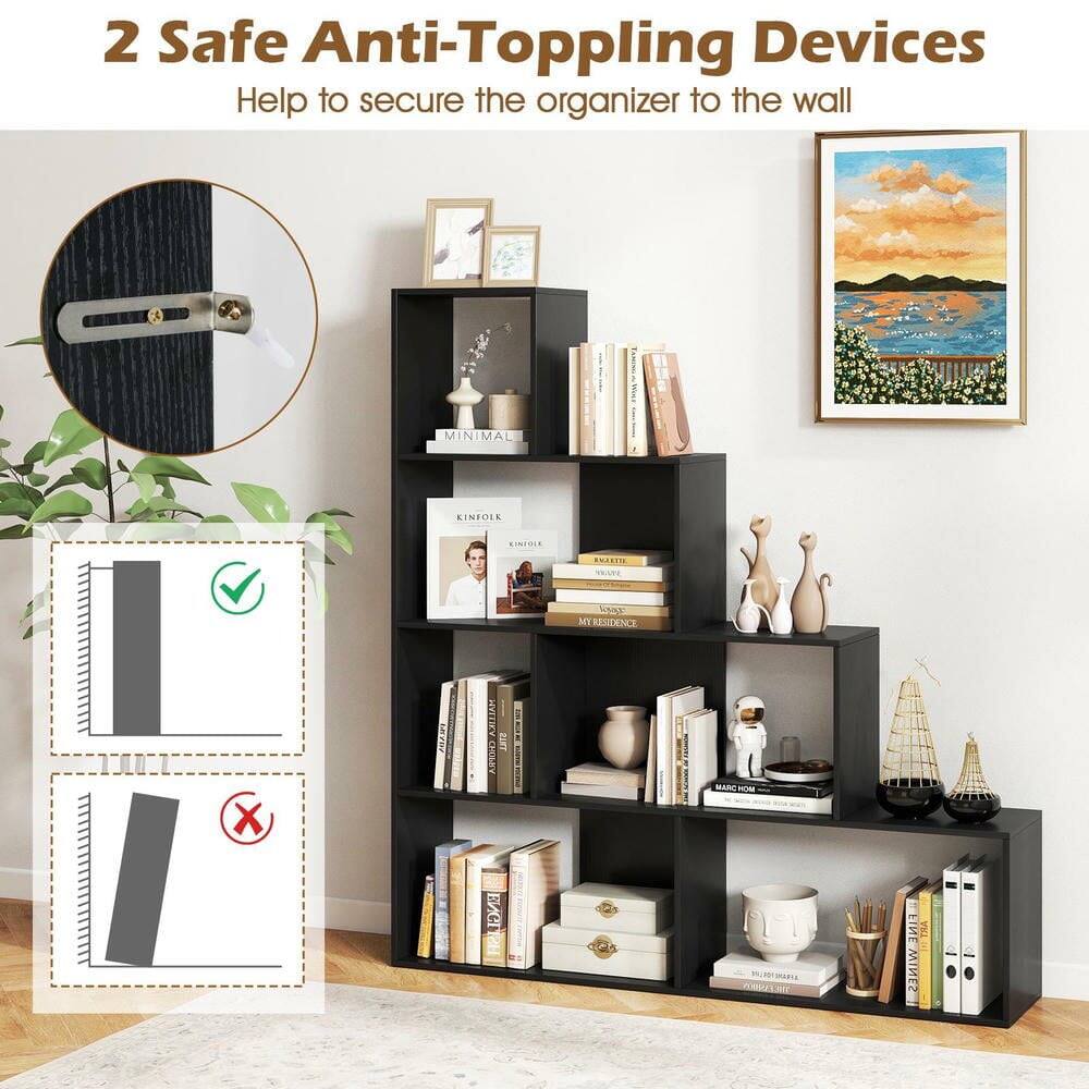 2 Safe Anti-Toppling Devices  
Help to secure the organizer to the wall