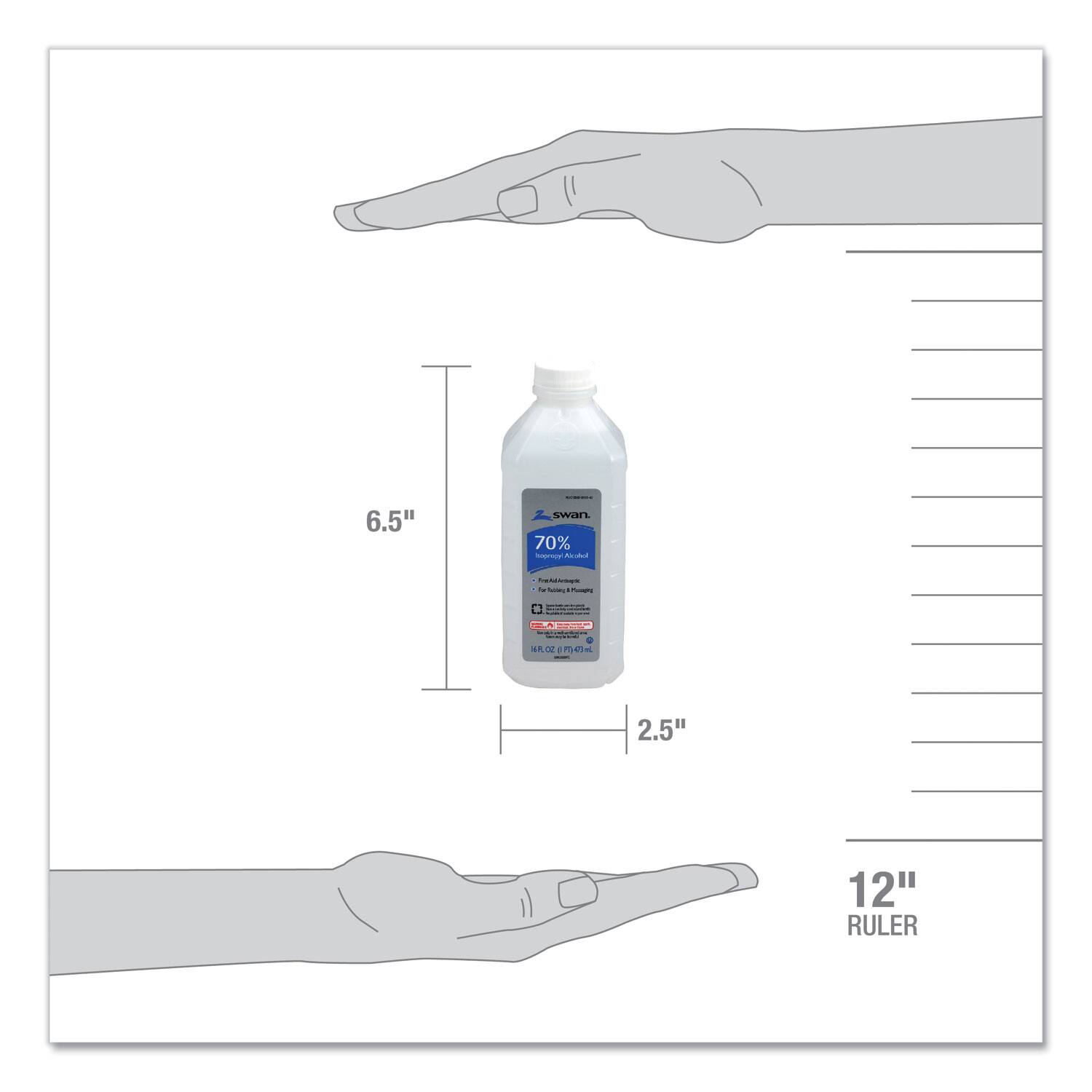 6.5" x 2.5" 70% - 12" RULER