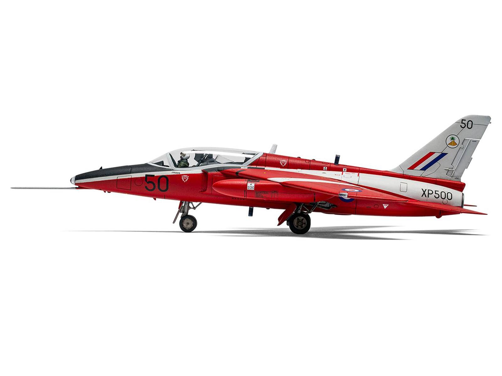Alt View 4. Airfix - Level 2 Model Kit Folland Gnat T.1 Fighter Aircraft w/ 2 Scheme Options 1/48 Plastic Model Kit by Airfix.
