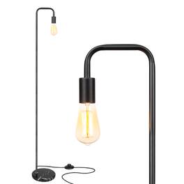 Oumilen - 64" Industrial Floor Lamp with Marble Base